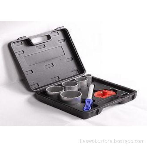 8PC 33mm 53mm 67mm Tungsten Carbide Hole Saw Cutter With Pi